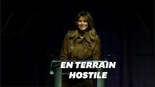 Melania Trump hu&eacute;e &agrave; Baltimore, ville insult&eacute;e par son mari