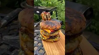 Made an #Indian #BigMac with #spiced #lamb #burger on a #garlicnaan #bun 😋 #curry #mcdonalds #scran