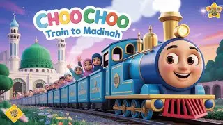 Choo Choo Train to Madinah | Islamic Kids Song | Muslim kids | Learning Nasheed for Kids