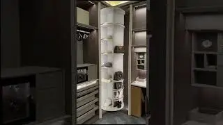 Rotating Corner Wardrobe System