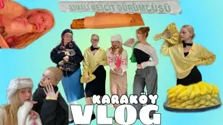 Karaköy Vlog-SALT GALATA/Nasıl turist rolü yaptım? Yeni arkadaşlar? İlk kez Antakya KEBAP yemek?