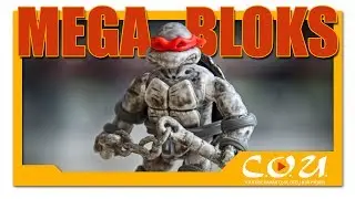MEGA BLOKS / CONSTRUX | Черепашки-Ниндзя черно-белый Микеланджело | Eastman & Laird