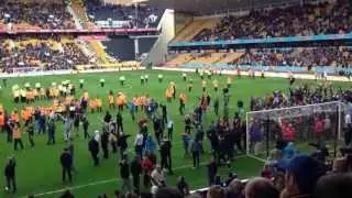Wolves Pitch Invasion vs Burnley 27th April 2013 - Fans Storm The Pitch