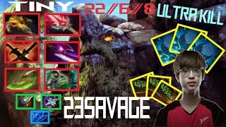 23savage Tiny Carry Gameplay Patch 7.31b - Dota 2 Full Gameplay player perspective.