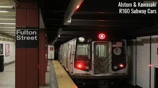 NYC Subway: Alstom's and Kawasaki's R160 Subway Cars