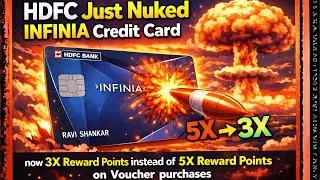 HDFC Infinia Credit Card now Devalued - 3X now on Voucher Purchases