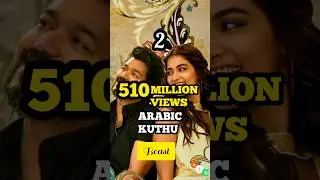 Top 10 Viewed Tamil Songs in YouTube #tamil #song #fun #film