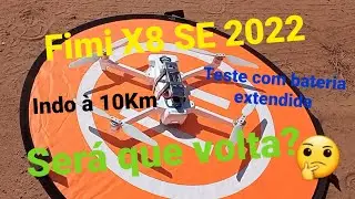 Drone Fimi X8 SE 2022 Teste bateria extra...será que voltou?