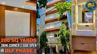 (No Brokerage) 200 Sq Yards 3BHK Corner 2 Side Open Luxury Builder Floor in DLF Phase 2 Gurgaon