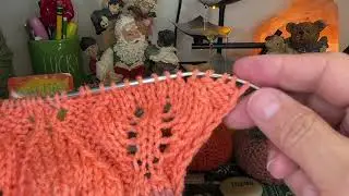 ASMR 🧶Healing Knitting Meditation, Soft Sounds of knitting needles & warm🤗 Affirmation 