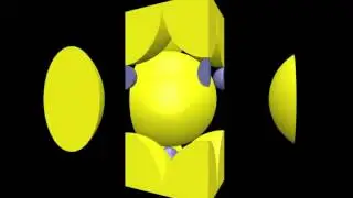 30- Wurtzite - Zinc Iron Sulfide (Zn,Fe)S - unit cell