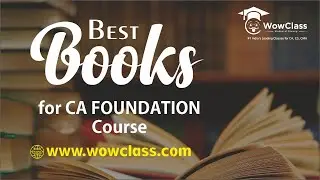 Best CA Foundation Books for Nov 22 Exam | Interactive, Colourful and Updated Books | Wowclass #icai