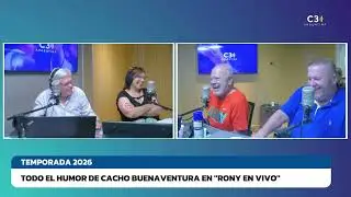 &iexcl;Hizo re&iacute;r a todos! El humor de CACHO BUENAVENTURA con Rony Vargas | Cadena 3 Argentina