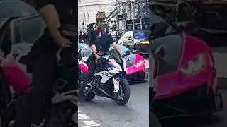 Bmw S1000RR vs lamborghini Race Exhaust Sound😈#shorts#trending#bmw#s1000rr#lamborghini@ManojDey#top