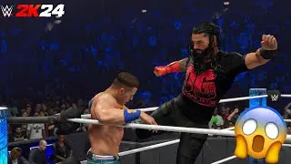 Roman Reigns Accepts John Cena Challenge and Delivers Superman Punch