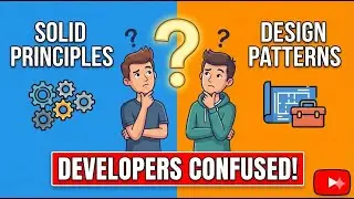 SOLID Principles vs Design Patterns | Developers Confused? Explained in Hindi #viral #shortvideo