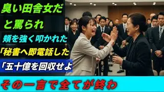 「臭い田舎女が、ここに何の用？」──嫁に殴られた私が一本の電話で“五十億”と一家を消した瞬間