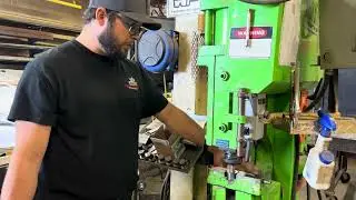 Adjusting punch alignment on Mubea iron worker