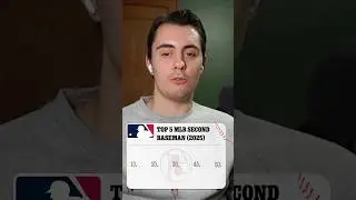 Our CONTROVERSIAL MLB Rankings Fo 2nd Baseman 😳 #shorts #baseball #mlb #majorleaguebaseball #ranked