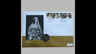 2002 The Queen Mother Memorial 1 Crown Coin Cover - Isle of Man First Day Cover by Mercury