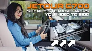 JETOUR G700 - The Best Ultimate Guide Car Interior Storage Boxes and Anti-Dust Mat