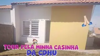 Tour pela minha casinha da CDHU geminada 🙏🏻🏠