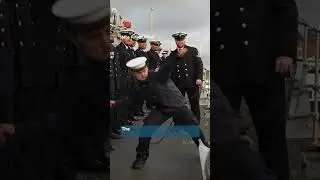 HMS Richmond rope throw under pressure🚢