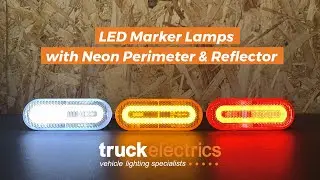 LED Marker Lights with Reflector & Neon Perimeter