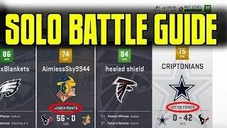 The Best Solo Battle Guide! Almost 26K on 1 Game! Madden 19 Ultimate Team Tips and Tricks