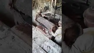 old style sawmilling skills #sawmill #liveedgelumber #hardwood #sawmillbusiness #logstolumber
