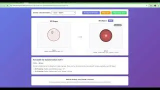 Building an Interactive 2D to 3D Shape Transformation Tool #aiineducation #vibecoding #edtech #maths
