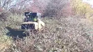 Skid-steer Posi Slasher Rotary Brush Cutter Attachment