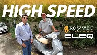 Поехали! Электроскутер Rowwet Eleq | Субтитры на хинди
