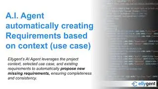 Ellygent: Revolutionizing Requirements Management with AI