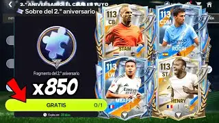 &iexcl;HAZ ESTO Y RECLAMA GRATIS 850 FRAGMENTOS 2.&ordm; ANIVERSARIO! FC MOBILE 26