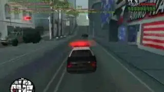 Funky Police Chase - Gta San Andreas Multiplayer