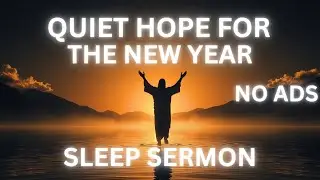 (NO MID ADS) Sleep Sermon: Quiet Hope for a New Year Restful Reflections in Scripture + CALMING RAIN