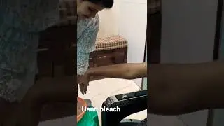 hand bleach #youtube #shorts #viral #parlour #bleach