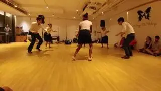Lindy Hop Sg 1st Year Anniversary Party - Intermediate Advance Students Routine