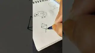 Easy Kite 🪁 Drawing for kids #kidart #drawing#art #easyartforkids#childart #sketch#sketchbook #kite