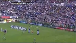Andrea Marcato winning drop goal vs Scotland 2008
