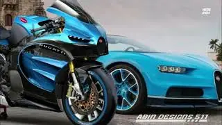 2022 Bugatti Motorcycle Concept by Abin Designs