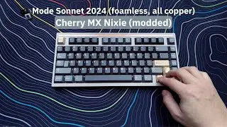 It SHOULD be scratchy! | Cherry MX Nixie | Mode Sonnet 2024 | sound test