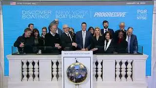 Discover Boating NY Boat Show, in partnership with Progressive Insurance Rings The Closing Bell