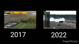 Comparison between Timothy Peters 2017 Texas Flip to Jeb Burton's 2022 Pocono Flip