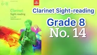 Grade 8 No. 14 / Clarinet / Sight-reading specimen test & play along with metronome, quaver = 96