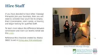 Opening a Massage Business in Alaska