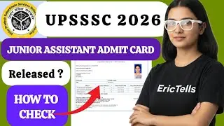 upsssc junior assistant admit card 2026 | upsssc ja hall ticket 2026