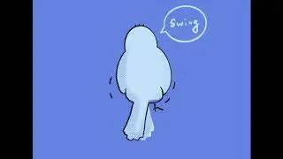 Animation_Swing with music part 2_monk parrot