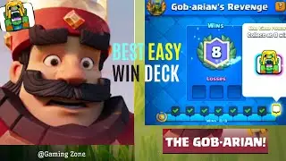 8 Consecutive Win at Goblins and Skeletons Event! (CLASH ROYALE) || Gob Arians Revenge 😃